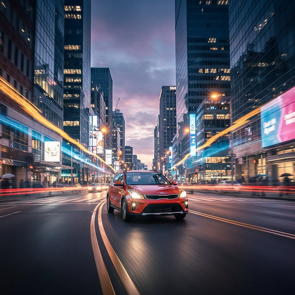 За рулем Kia Rio X: драйв города в каждом повороте