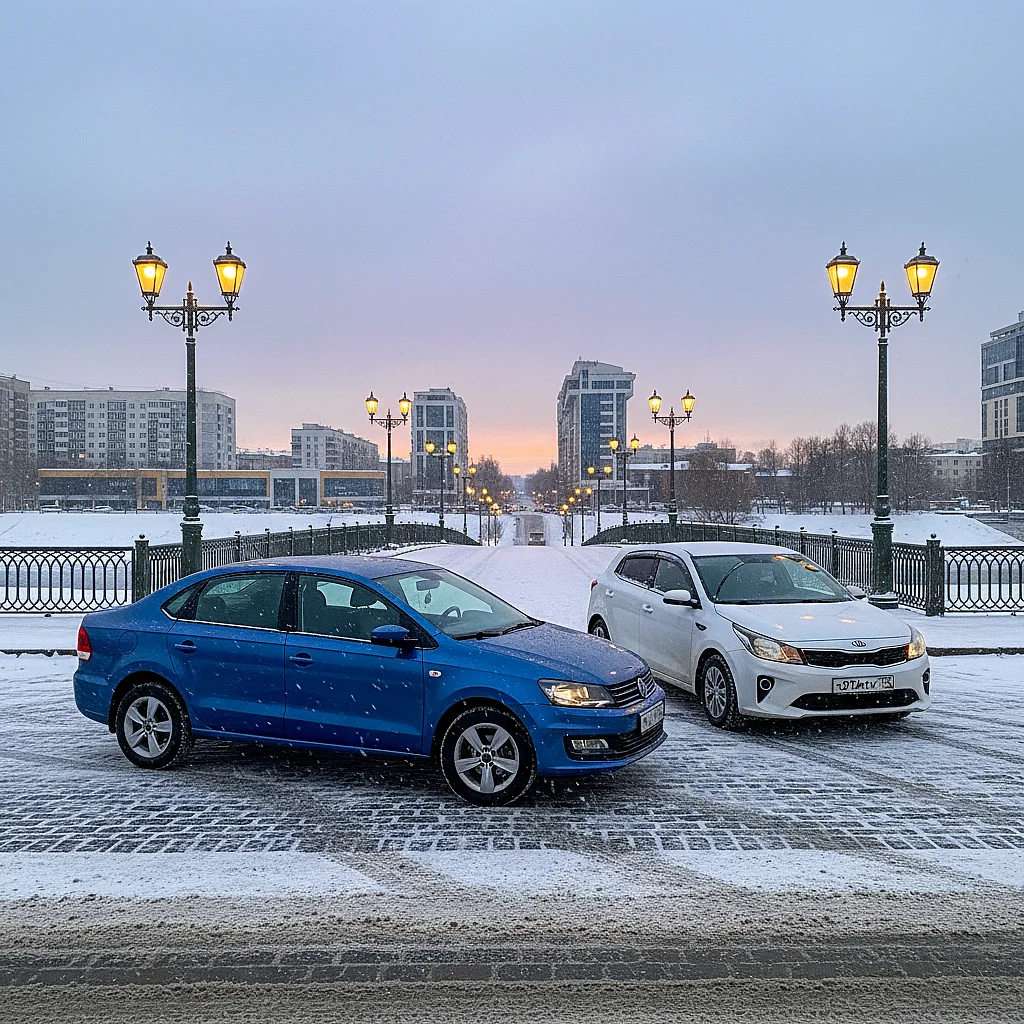 Кузнецкий мост: Volkswagen Polo, Kia Rio и другие авто Кемерова