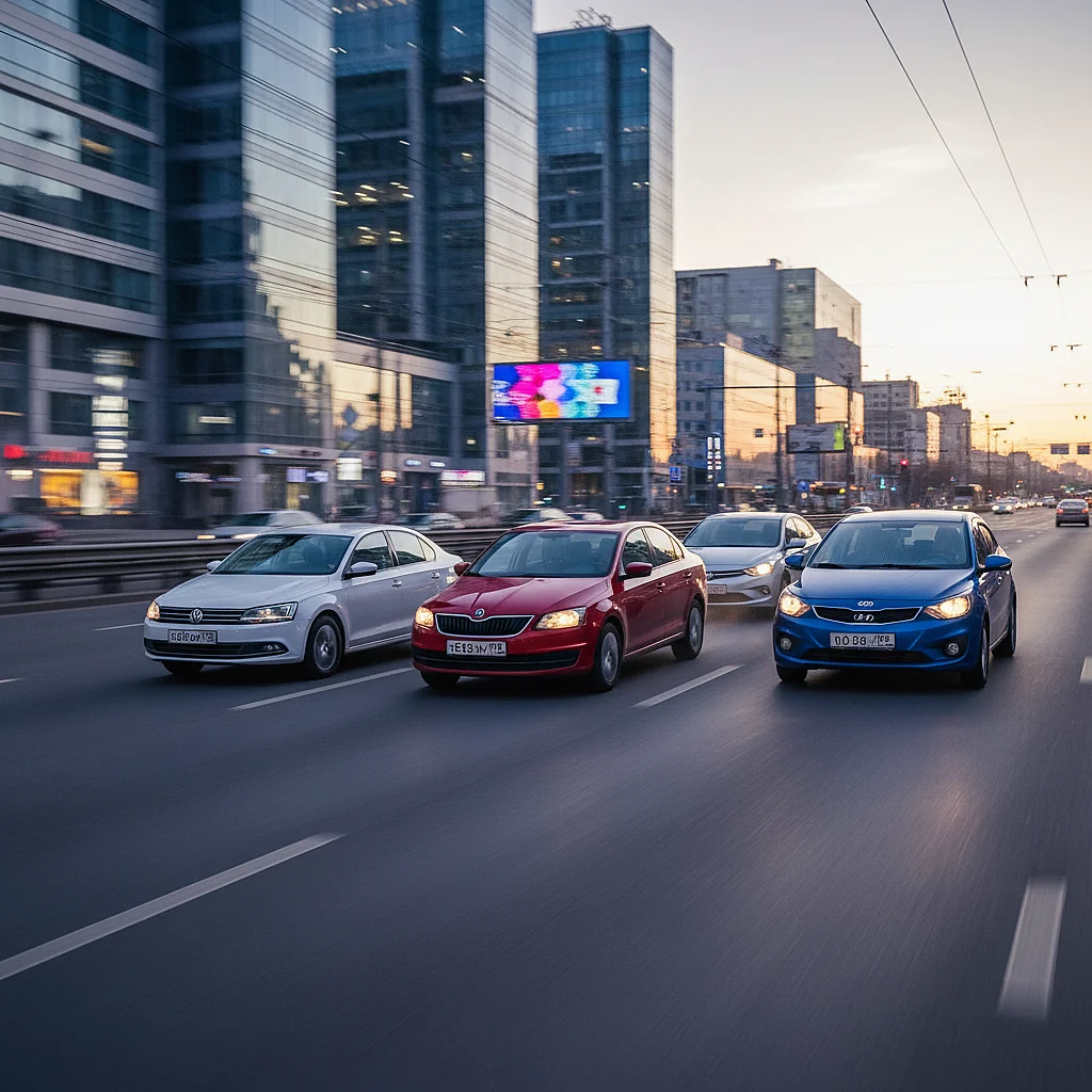 Сравниваем гранды С-класса: Jetta, Rapid, Solaris и Rio в деле